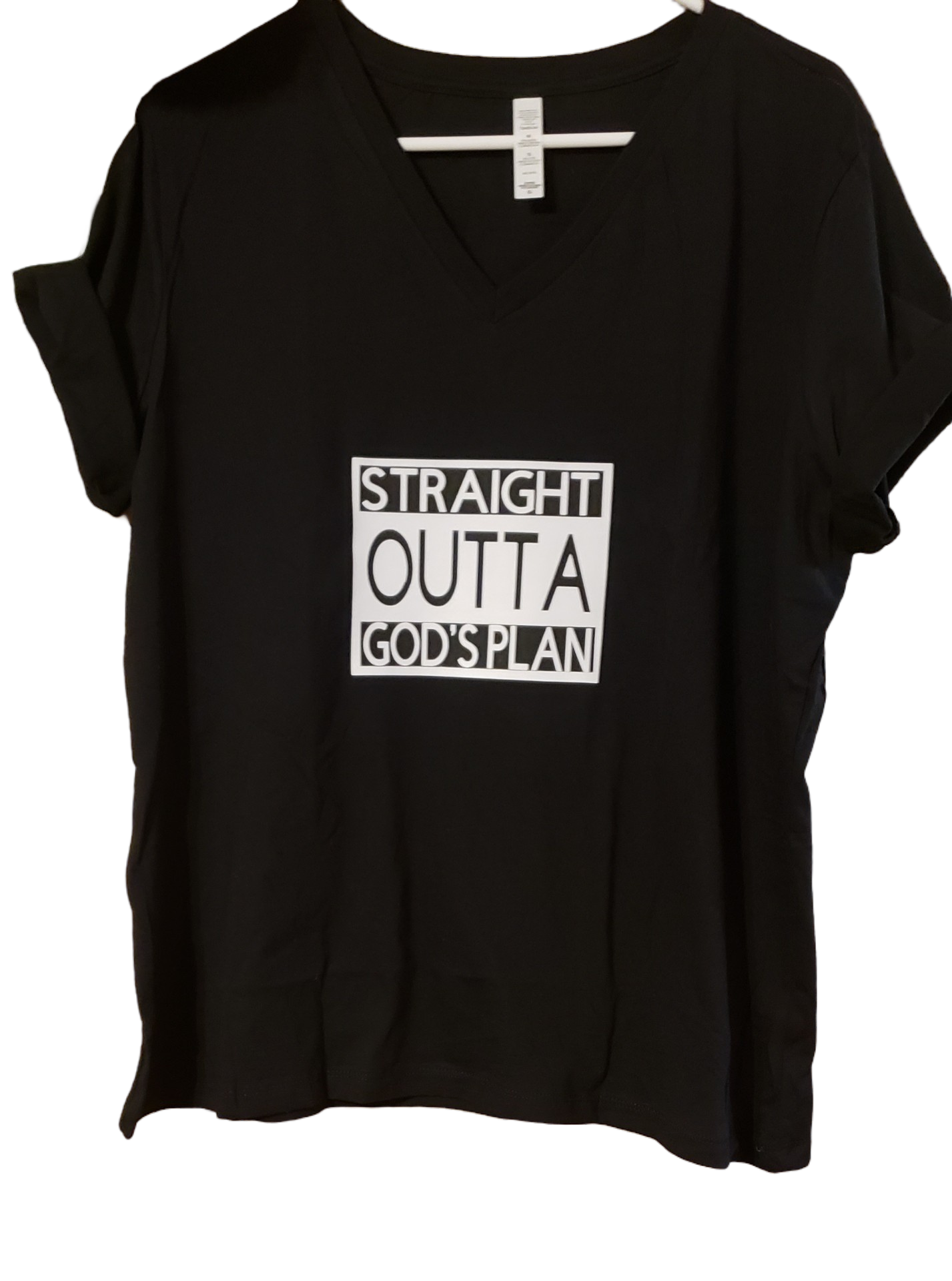 Straight outta God's plan t-shirt