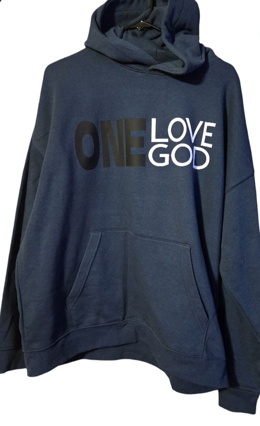 ONE GOD ONE LOVE HOODED SWEATSHIRT