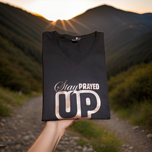 Stay prayed up v-neck t-shirt